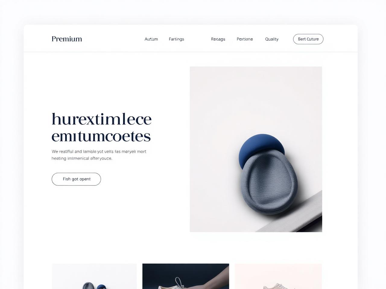 Atelier — E-commerce Concept